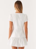 Simply Yours Mini Dress - White - 图片 4