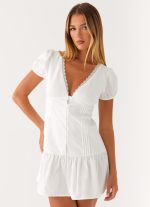 Simply Yours Mini Dress - White - 图片 5