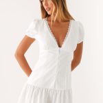 Simply Yours Mini Dress - White