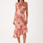 Sinnie Midi Dress - Botanic Cheetah