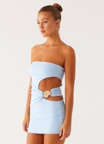 So Iconic Mini Dress - Blue - 图片 2