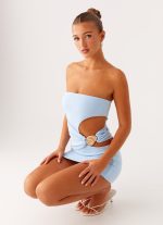 So Iconic Mini Dress - Blue - 图片 6