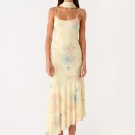 Sole Mio Midi Dress - Spring Meadow