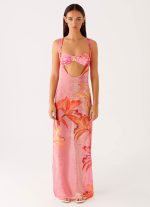Sorella Maxi Dress - Tropical Pink Print - 图片 3