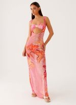 Sorella Maxi Dress - Tropical Pink Print - 图片 10