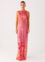 Sorella Maxi Dress - Tropical Pink Print - 图片 4