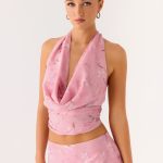 Soren Halter Top - Vintage Floral