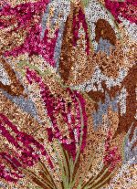 Soul Sound Sequin Mini Dress - Fuchsia Floral Beaded - 图片 6