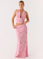 Soulful Low Rise Maxi Skirt - Vintage Floral - 图片 5