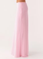 Star Girl Chiffon Maxi Skirt - Baby Pink - 图片 3