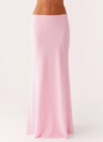 Star Girl Chiffon Maxi Skirt - Baby Pink - 图片 2
