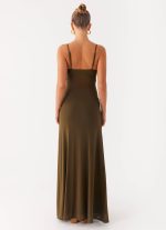 Starfall Maxi Dress - Khaki - 图片 4