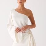 Statement Hour One Shoulder Top - Ivory