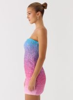 Step Closer Sequin Knit Mini Dress - Disco Ombre - 图片 2