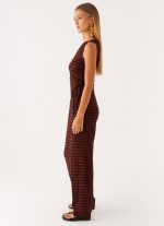 Sterling Wrap Maxi Dress - Chocolate - 图片 5