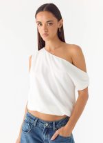 Stick Around Top - White - 图片 7