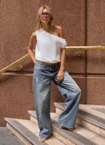 Stick Around Top - White - 图片 2