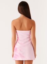 Sugar Rush Strapless Mini Dress - Pink - 图片 4