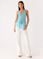 Sunbeam Mesh Top - Blue - 图片 6