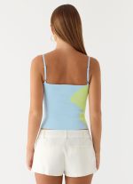 Sunray Skies Knit Top - Pale Blue - 图片 3