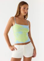 Sunray Skies Knit Top - Pale Blue - 图片 6