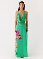 Blushing Bloom Maxi Skirt - Jungle Bloom - 图片 5