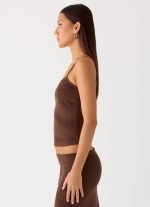 Sweet Sky Beaded Top - Chocolate - 图片 5