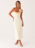 Sweetpea Midi Dress - Yellow - 图片 5