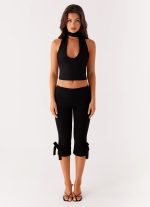 Takeover Capri Pants - Black - 图片 2