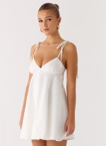 Take Me High Mini Dress - White - 图片 3