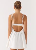 Take Me High Mini Dress - White - 图片 4