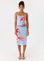 Tamia Cami Top - Blue Petal - 图片 3