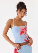 Tamia Cami Top - Blue Petal - 图片 4