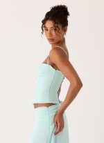 Tayana Corset Top - Pistachio - 图片 5