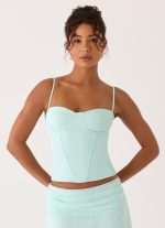 Tayana Corset Top - Pistachio - 图片 7