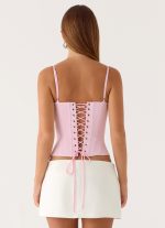 Tayana Corset Top - Pink - 图片 3