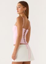 Tayana Corset Top - Pink - 图片 5