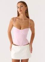Tayana Corset Top - Pink - 图片 6
