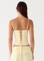 Tayana Corset Top - Yellow - 图片 3