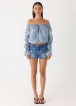 Tedara Top - Blue Mocha Dot - 图片 4