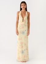 Tedder Halter Maxi Dress - Spring Meadow - 图片 4