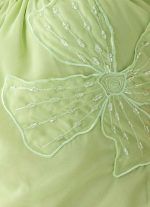 Teneika Beaded Flower Top - Lime - 图片 6