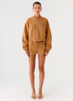 Thats Chill Mini Shorts - Brown - 图片 3