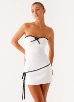 Thea Mini Dress - White - 图片 5