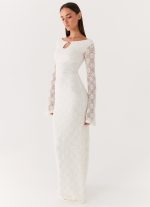 Theresea Maxi Dress - White - 图片 6