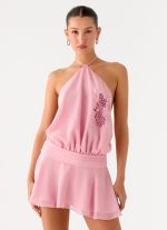 This Love Halter Mini Dress - Pink - 图片 5