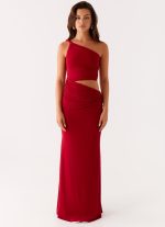 Three Wishes Maxi Dress - Raspberry - 图片 2