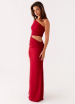 Three Wishes Maxi Dress - Raspberry - 图片 4