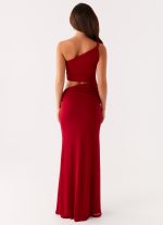 Three Wishes Maxi Dress - Raspberry - 图片 5