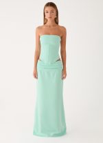 Tillie Corset Top - Aqua - 图片 6